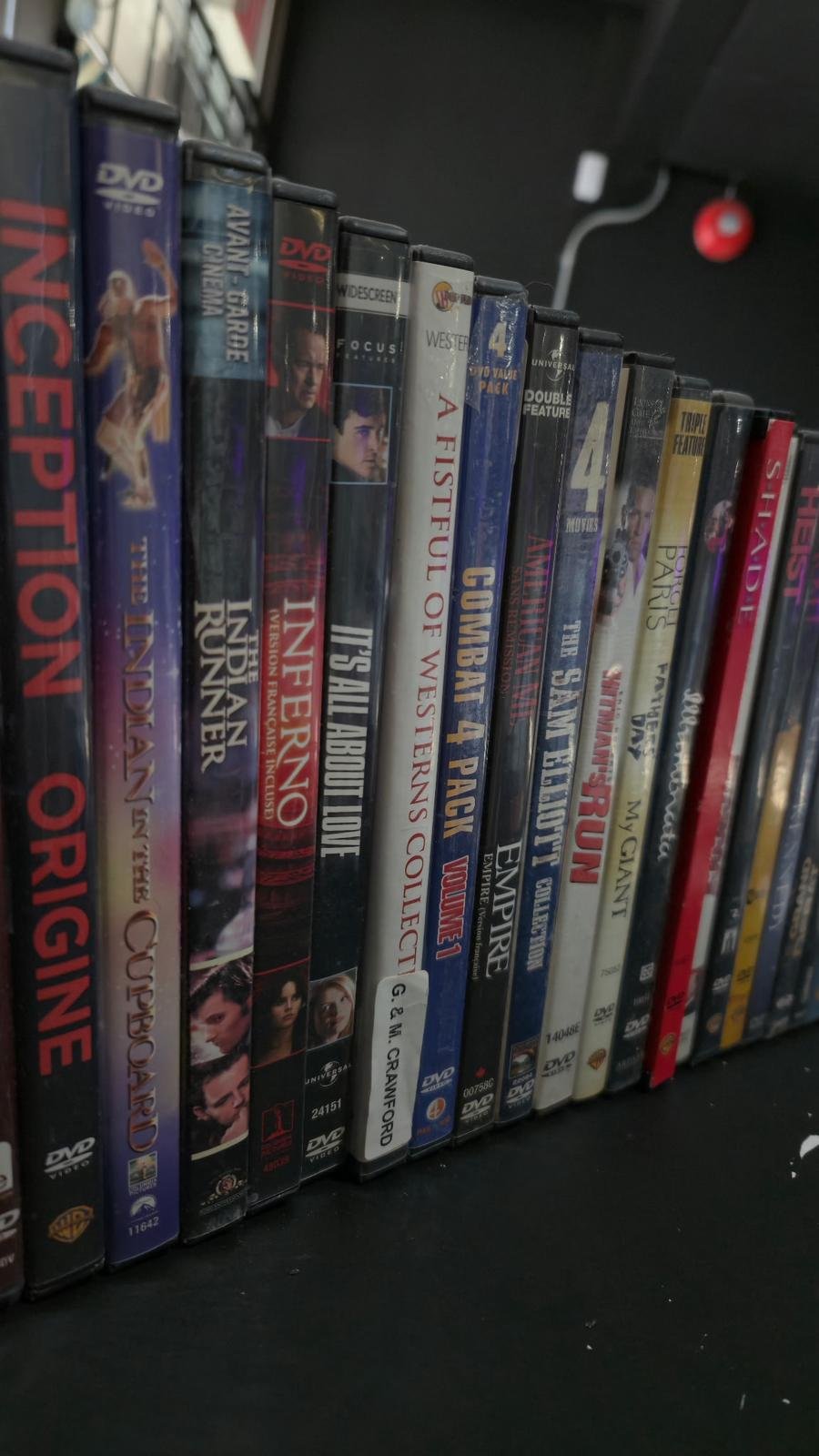 DVD movie collection